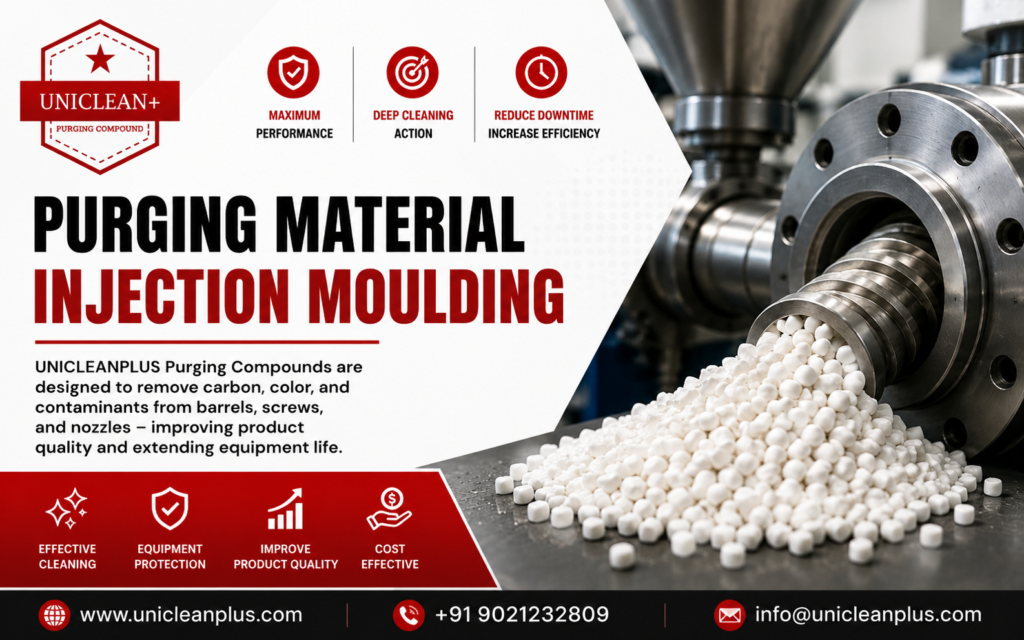 Purging Material Injection Moulding
